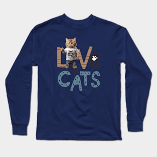 "Pawsitively perfect Cat Lover Tee Long Sleeve T-Shirt